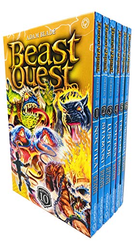 Bild des Verkufers fr Beast Quest Series 10 Box Set Books 1 - 6 Collection (Noctila, Shamani, Lustor, Voltrex, Tecton & Doomskull) zum Verkauf von WeBuyBooks