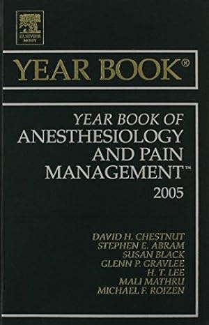 Bild des Verkufers fr Year Book of Anesthesiology and Pain Management (Year Books) zum Verkauf von WeBuyBooks