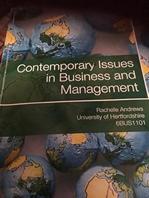 Bild des Verkufers fr Contemporary Issues in Business and Management zum Verkauf von WeBuyBooks