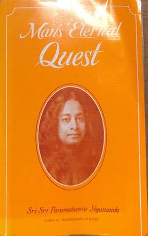 Seller image for Man's Eternal Quest and Other Talks for sale by WeBuyBooks