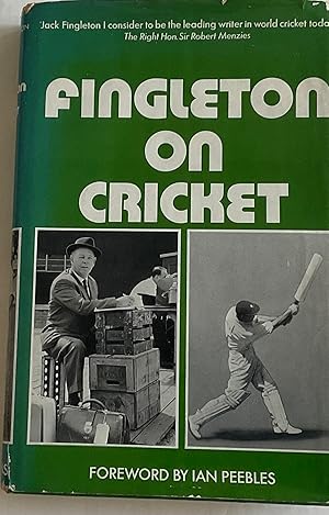 Seller image for FINGLETON On Cricket for sale by Chris Barmby MBE. C & A. J. Barmby