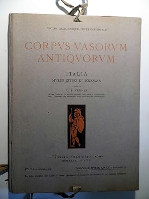 CORPUS VASORUM ANTIQUORUM ITALIA Fascicolo XII BOLOGNA, MUSEO CIVICO Fascicolo III