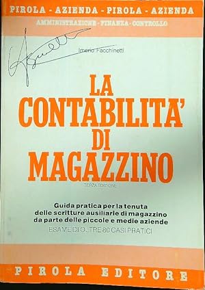 Bild des Verkufers fr Contabilita' di magazzino zum Verkauf von Librodifaccia