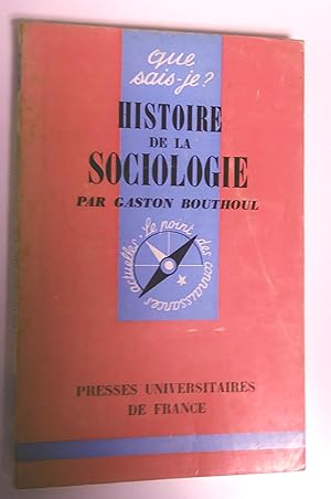 Histoire de la sociologie, sixième édition