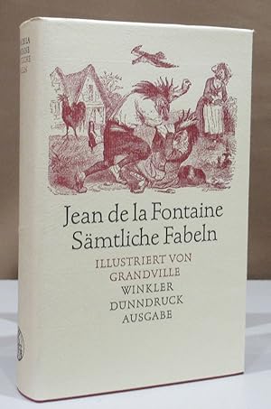 Bild des Verkufers fr Smtliche Fabeln. Illustriert von Grandville. Vollstndige zweisprachige Ausgabe. In den bersetzungen von Ernst Dohm und Gustav Fabricius. Mit Anmerkungen, Zeittafel und einem Nachwort von Hermann Lindner. zum Verkauf von Dieter Eckert