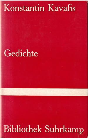 Seller image for Gedichte. Aus dem Neugriechischen bertragen und herausgegeben von Helmut von der Steinen. for sale by Antiquariat Biblion