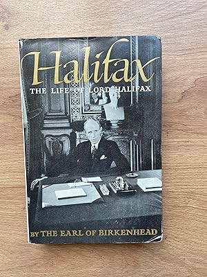 Bild des Verkufers fr HALIFAX The Life of Lord Halifax zum Verkauf von Old Hall Bookshop, ABA ILAB PBFA BA