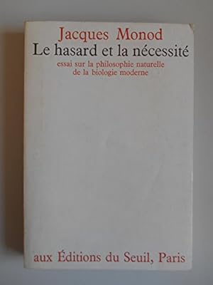 Seller image for Le hasard et la ncessit / Monod, Jacques / Rf42259 for sale by Ammareal