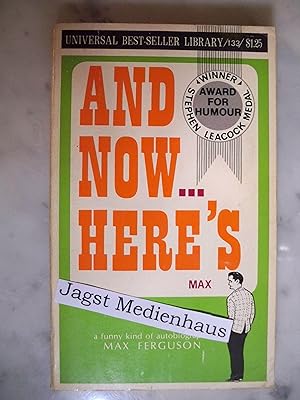Seller image for And Now. Here's Max for sale by Jagst Medienhaus