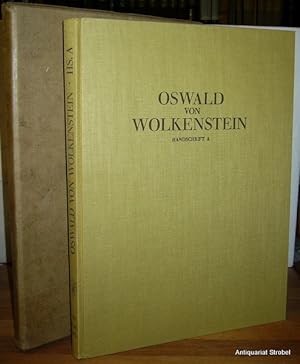 Oswald von Wolkenstein. Handschrift A. Vollständige Faksimile-Ausgabe im Originalformat des Codex...