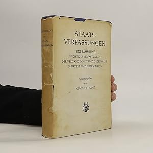 Bild des Verkufers fr Staatsverfassungen zum Verkauf von Bookbot