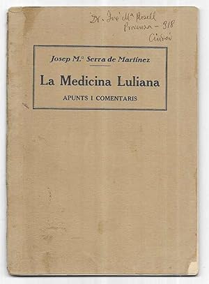 Medicina Luliana, La. Apunts i Comentaris 1924