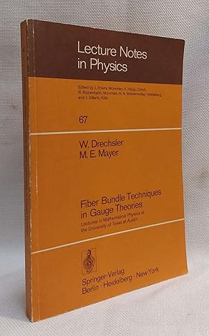 Fiber Bundle Techniques in Gauge Theories: Lectures in Mathematical Physics at the University of ...