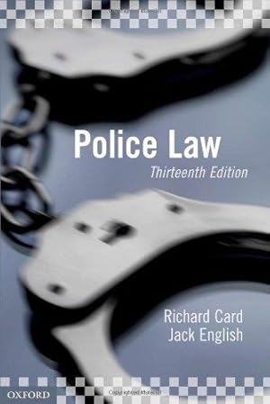 Bild des Verkufers fr Police Law zum Verkauf von WeBuyBooks