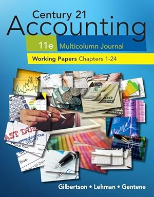 Seller image for Print Working Papers, Chapters 1-24 for Century 21 Accounting General Journal, 11th Edition for sale by moluna