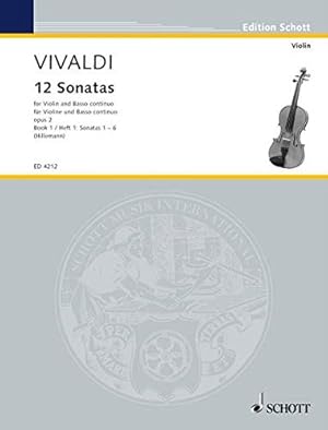 Image du vendeur pour 12 Sonatas, Op. 2 - Book 1: for Violin and Basso Continuo (Violoncello ad lib.) mis en vente par Lake Country Books and More