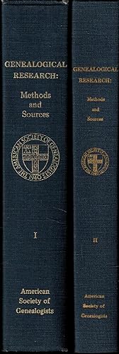 Seller image for Genealogical Research Methods and Sources - Two Volumes Complete (1, 2, I, II) for sale by UHR Books