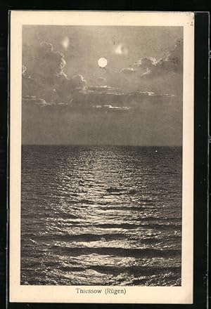Bild des Verkufers fr Ansichtskarte Thiessow / Rgen, Blick aufs Meer zum Verkauf von Bartko-Reher