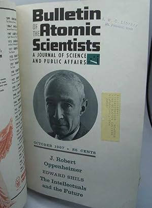 Bulletin of Atomic Scientists: A Journal of Science and Public Affairs Volume 23, Numbers 1-10, 1...