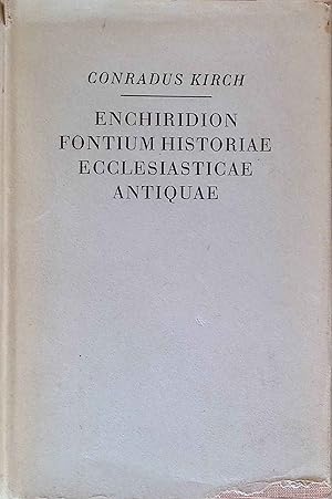 Image du vendeur pour Enchiridion Fontium Historiae Ecclesiasticae Antiquae; mis en vente par books4less (Versandantiquariat Petra Gros GmbH & Co. KG)