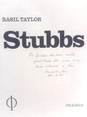Seller image for Stubbs for sale by World of Rare Books