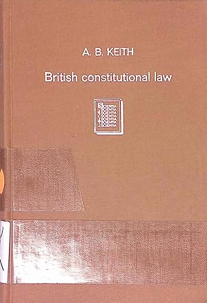 Bild des Verkufers fr An Introduction to British Constitutional Law. zum Verkauf von books4less (Versandantiquariat Petra Gros GmbH & Co. KG)