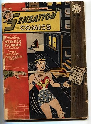 Bild des Verkufers fr Sensation Comics #81 Wonder Woman 1948 DC Golden Age comic book zum Verkauf von DTA Collectibles