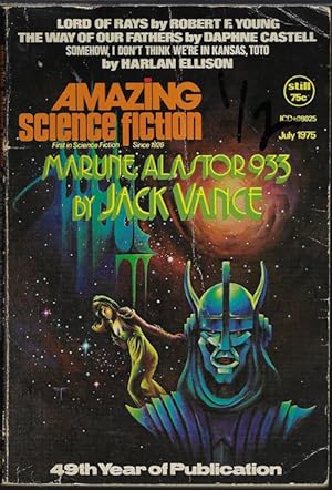 Seller image for AMAZING Science Fiction: July 1975 ("Marune: Alastor 933") for sale by Books from the Crypt