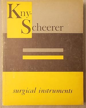 Seller image for 1959 Kny-Scheerer Catalog of Surgical Instruments for sale by Braintree Book Rack