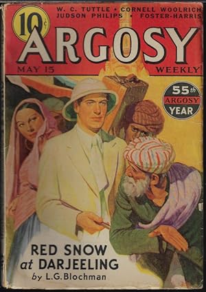 Image du vendeur pour ARGOSY Weekly: May 15, 1937 ("Red Snow at Darjeeling"; "Galloping Gold"; "War for Sale") mis en vente par Books from the Crypt