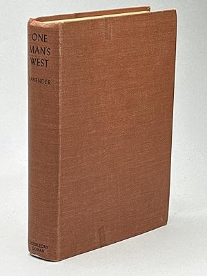 Seller image for ONE MAN'S WEST. for sale by Bookfever, IOBA  (Volk & Iiams)