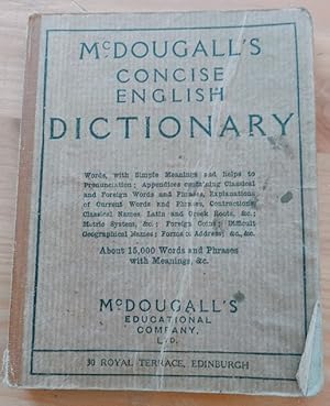 A Concise English Dictionary [McDougall's Concise English Dictionary]