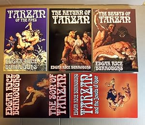 Tarzan (series) 1 - 5: 1. Tarzan of the Apes; 2. The Return of Tarzan; 3. The Beasts of Tarzan; 4...