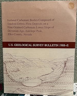 Image du vendeur pour Isolated carbonate bodies composed of stacked debris-flow deposits on a fine-grained carbonate lower slope of Devonian age, Antelope Peak, Elko County, Nevada mis en vente par Crossroads Books