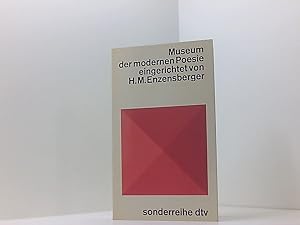 Bild des Verkufers fr Museum der modernen Poesie, eingerichtet von H. M. Enzensberger zum Verkauf von Book Broker