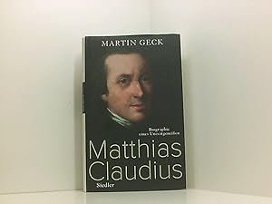 Bild des Verkufers fr Matthias Claudius: Biographie eines Unzeitgemen Biographie eines Unzeitgemen zum Verkauf von Book Broker