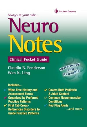 Bild des Verkufers fr Neuro Notes : Clinical Pocket Guide zum Verkauf von GreatBookPrices