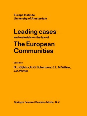 Image du vendeur pour Leading Cases and Materials on the Competition Law in the European Economic Community mis en vente par Collectors' Bookstore