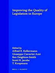 Image du vendeur pour Improving the Quality of Legislation in Europe mis en vente par Collectors' Bookstore