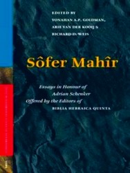 Image du vendeur pour SA A?fer Maha Ar: Essays in Honour of Adrian Schenker Offered by Editors of Biblia Hebraica Quinta mis en vente par Collectors' Bookstore