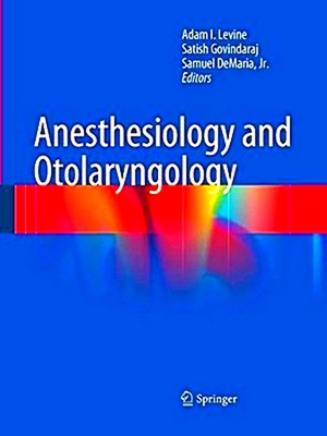 Imagen del vendedor de Anesthesiology and Otolaryngology a la venta por Collectors' Bookstore