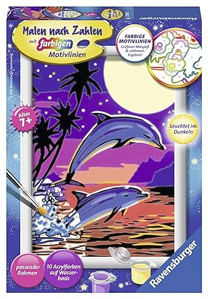 Malen nach Zahlen: Delfine