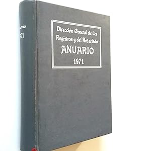 Seller image for Anuario de la Direccin General de los Registros y del Notariado. Ao 1971 for sale by MAUTALOS LIBRERA
