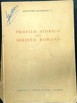 Seller image for Profilo storico del diritto romano for sale by Librodifaccia