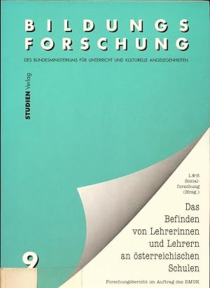 Bild des Verkufers fr Das Befinden von Lehrerinnen und Lehrern an sterreichischen Schulen zum Verkauf von avelibro OHG