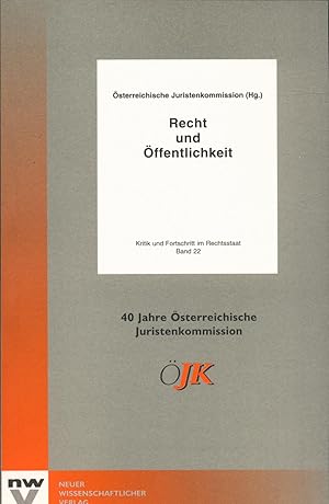Immagine del venditore per Recht und ffentlichkeit venduto da avelibro OHG