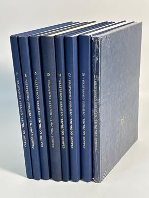 Claude Goudimel. Oeuvres Complètes. Vol. 7 - 14. Acht Bände. (= Nr. III/7 - III/14 der Gesamtausg...