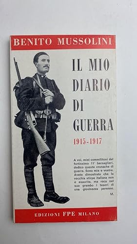 Seller image for Il mio diario di guerra. 1915-1917 for sale by librisaggi
