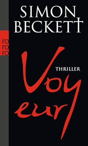 Bild des Verkufers fr Voyeur Thriller zum Verkauf von Antiquariat Buchhandel Daniel Viertel