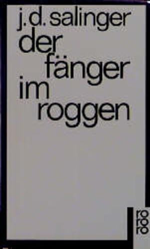 Imagen del vendedor de Der Fnger im Roggen Roman a la venta por Antiquariat Buchhandel Daniel Viertel